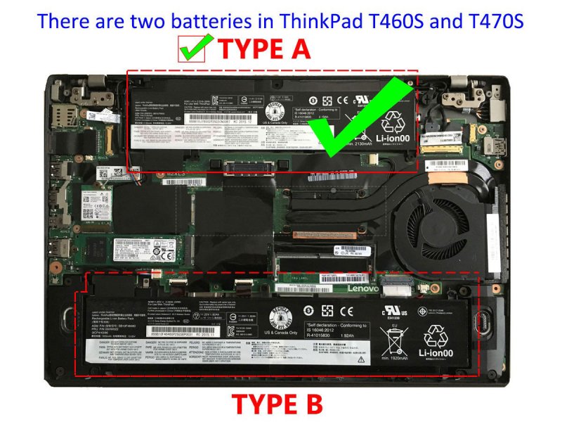 Original 2065mAh 24Wh 3 Zellen Akku Lenovo 01AV405 01AV406