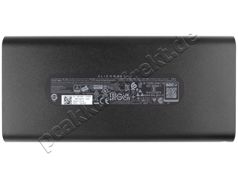 Original 330W Dell Alienware x17 R1 GaN Netzteil Ladegerät + Ladekabel