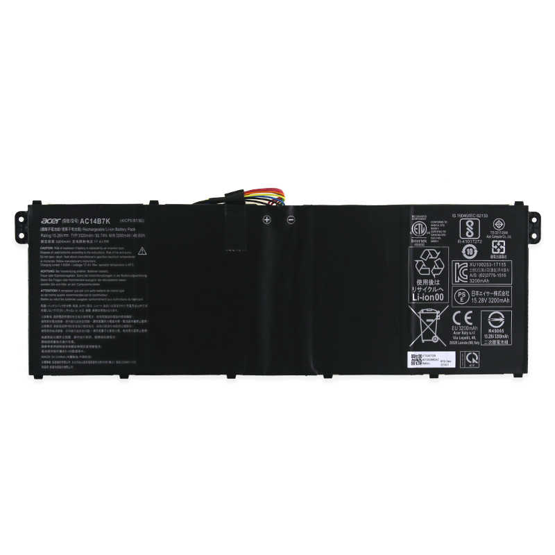 Original 3320mAh 50.7Wh 4-Zellen Akku Acer Swift 3 SF314-56-56VA
