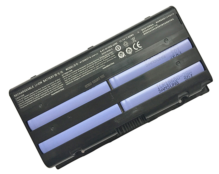 Original 5585mAh 62Wh 6-Zellen Akku Clevo N151SC N150RD N155RD