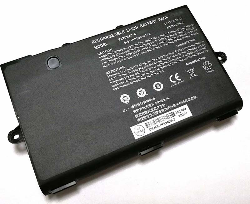 6000mAh 89Wh 8-Zellen Akku Schenker Technologies XMG U726