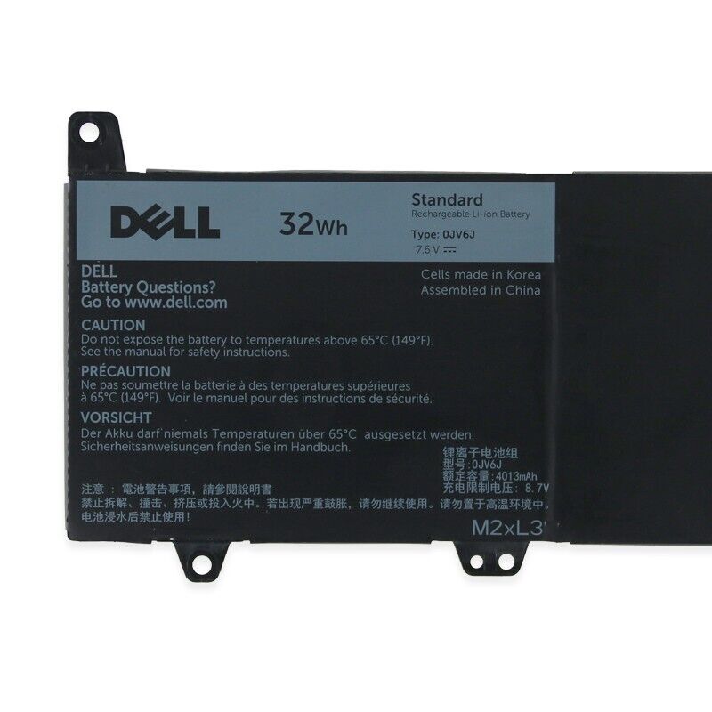 Original 32Wh 4-Zellen Akku Dell 8NWF3