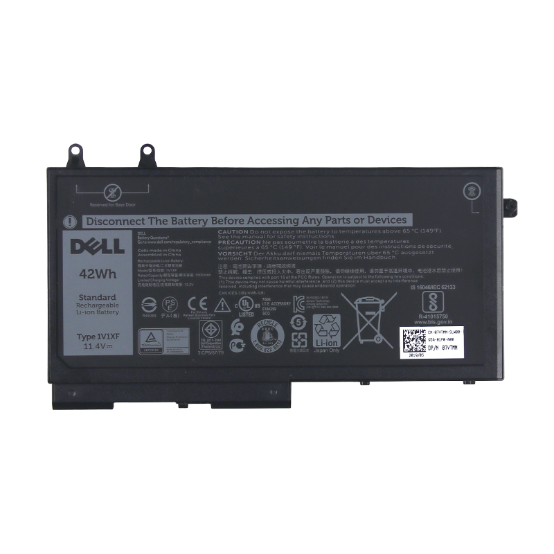 Original 2700mAh 42Wh 3-Zellen Akku Dell 1V1XF 27W58