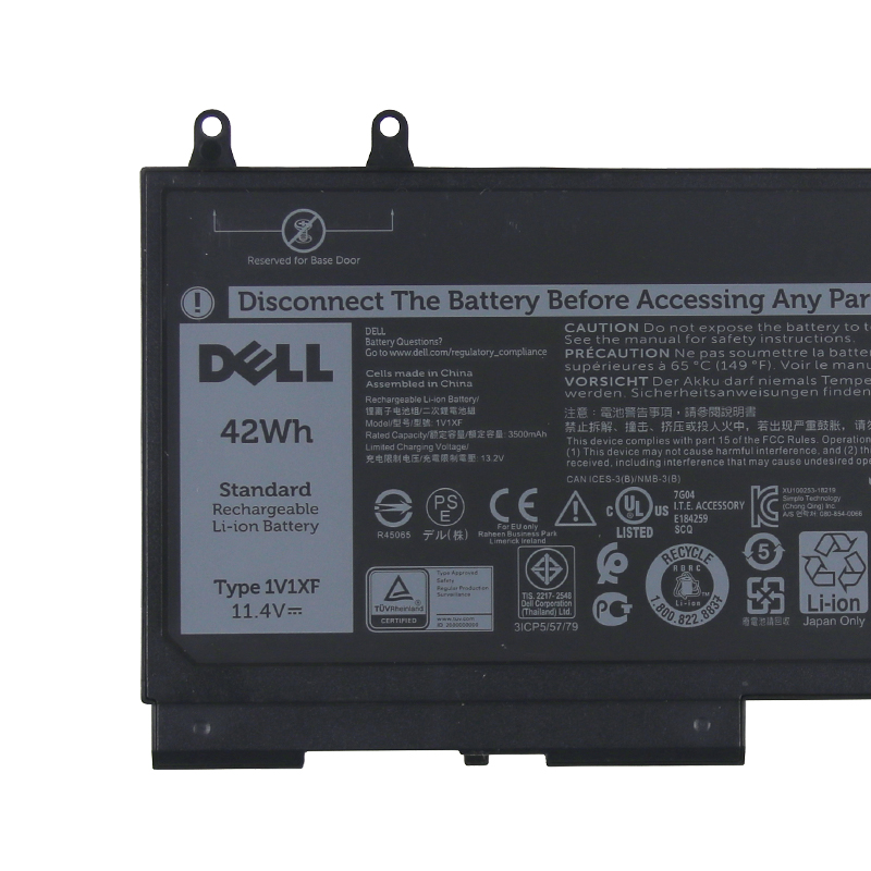 Original 2700mAh 42Wh 3-Zellen Akku Dell 1V1XF 27W58