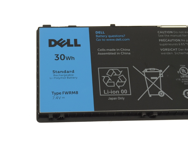Original 4000mAh 30Wh 2-Zellen Akku Dell Latitude 10 tablet Series