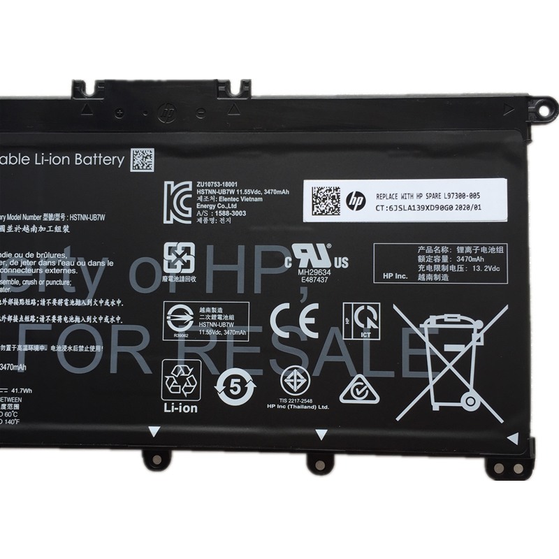 HP L96887-1D1 HP L97300-005 Original Akku 11.34V 3440mAh 41.04Wh 3-Zellen