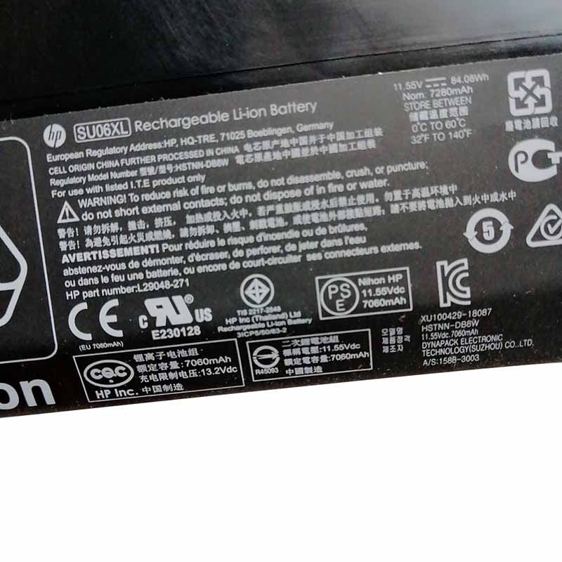 HP Spectre x360 15-df1000 Original Akku 7280mAh 84.08Wh