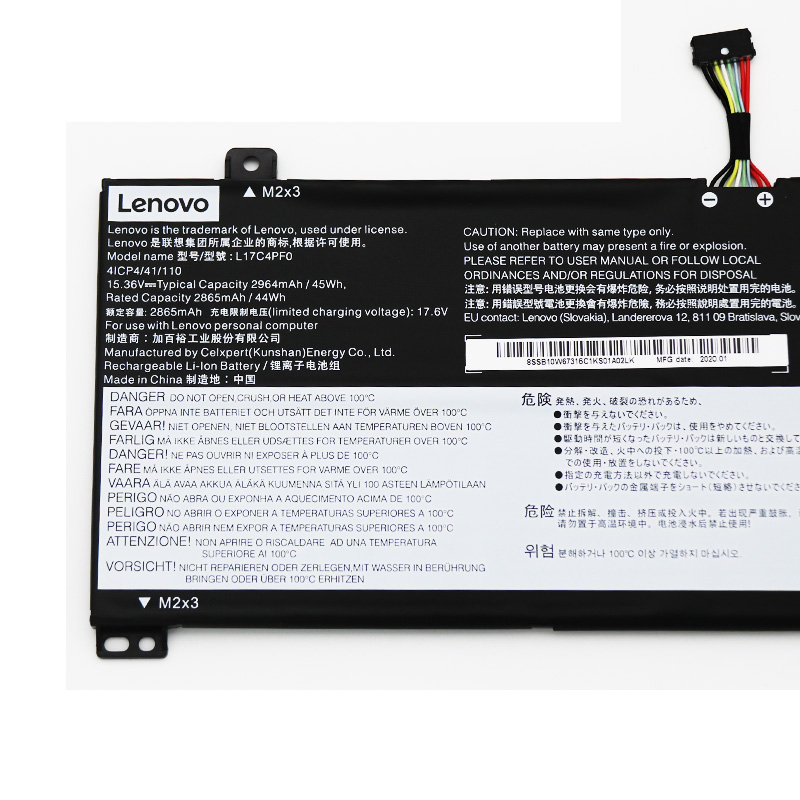 Original 2964mAh 45Wh 4 Zellen Akku Lenovo Ideapad S530-13IML