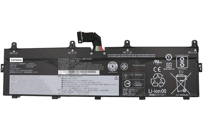 Original 8684mAh 99Wh 6-Zellen Akku Lenovo ThinkPad P72 20MB