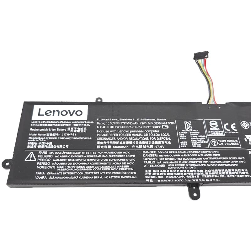 5185mAh 79Wh 4-Zellen Akku Lenovo Ideapad 720S-15IKB 81AC002XGE
