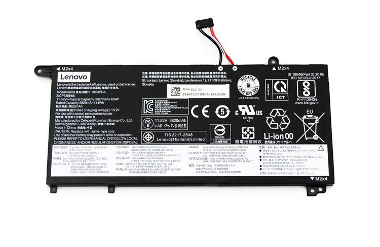 Lenovo L19L3PDA L19M3PDA Original Akku 3907mAh 45Wh 3 Zellen