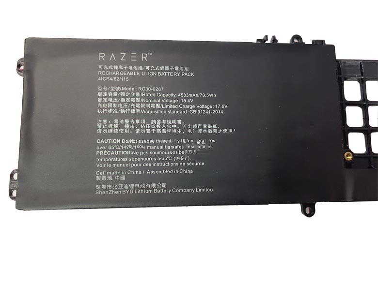 Original 4583mAh 70.5Wh 4 Zellen Akku Razer Blade Pro 17 RZ09-02876E92-R3B1