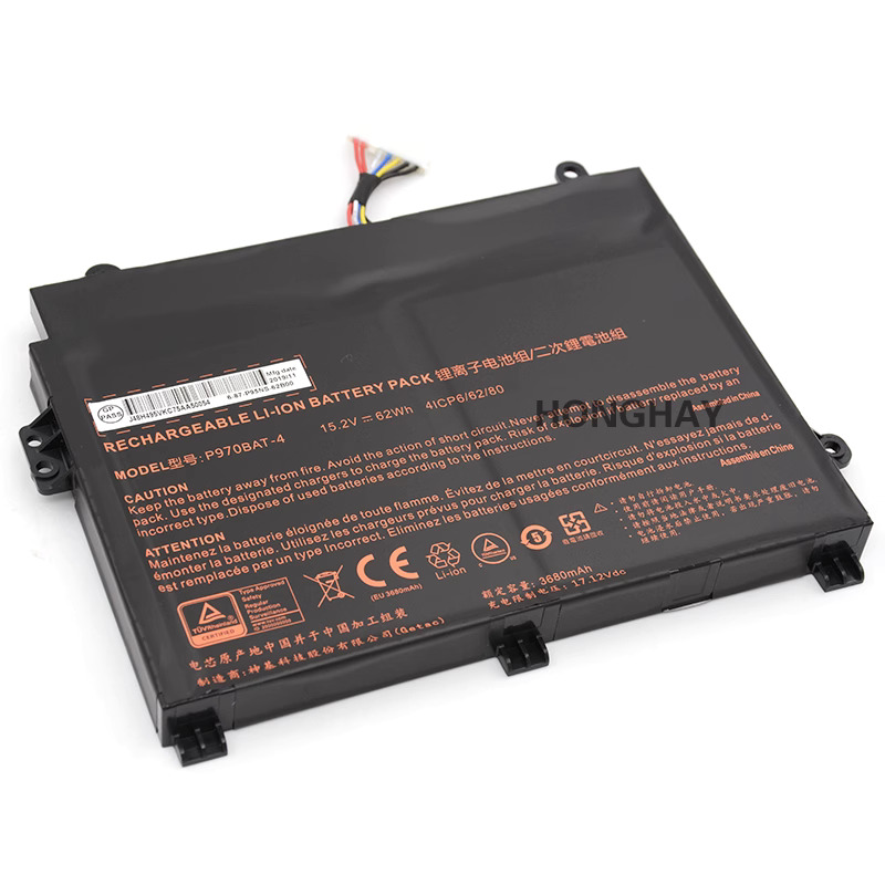 3680mAh 62Wh 4 Zellen Akku Schenker KEY AI KEY AI Laptop